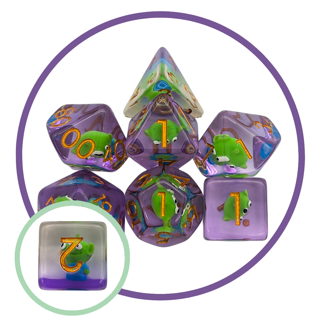 Alien Inclusion Dice Set