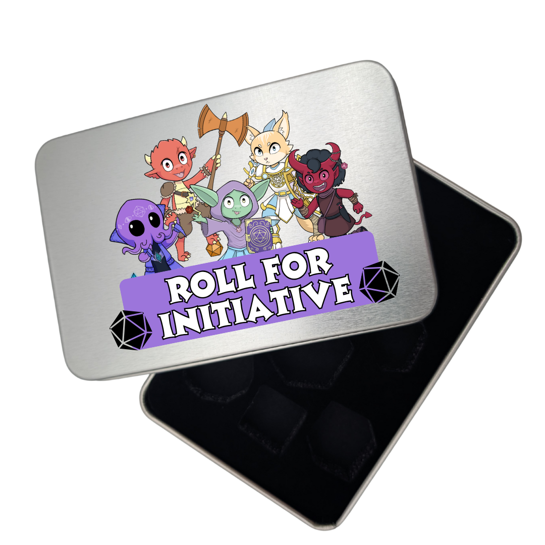 Roll for Initiative Dice Tin