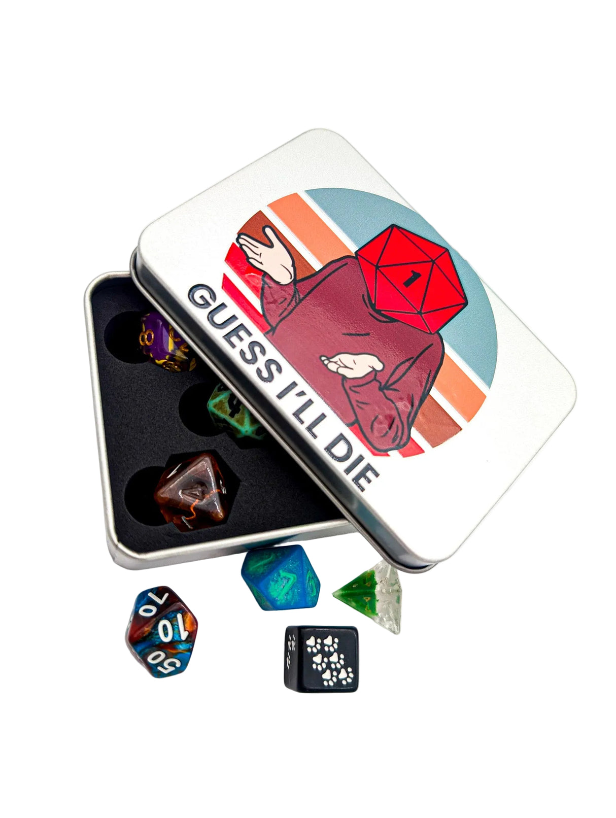 Guess I'll Die' Dice Tin