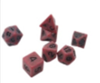 Pastel Vampire Dice Set