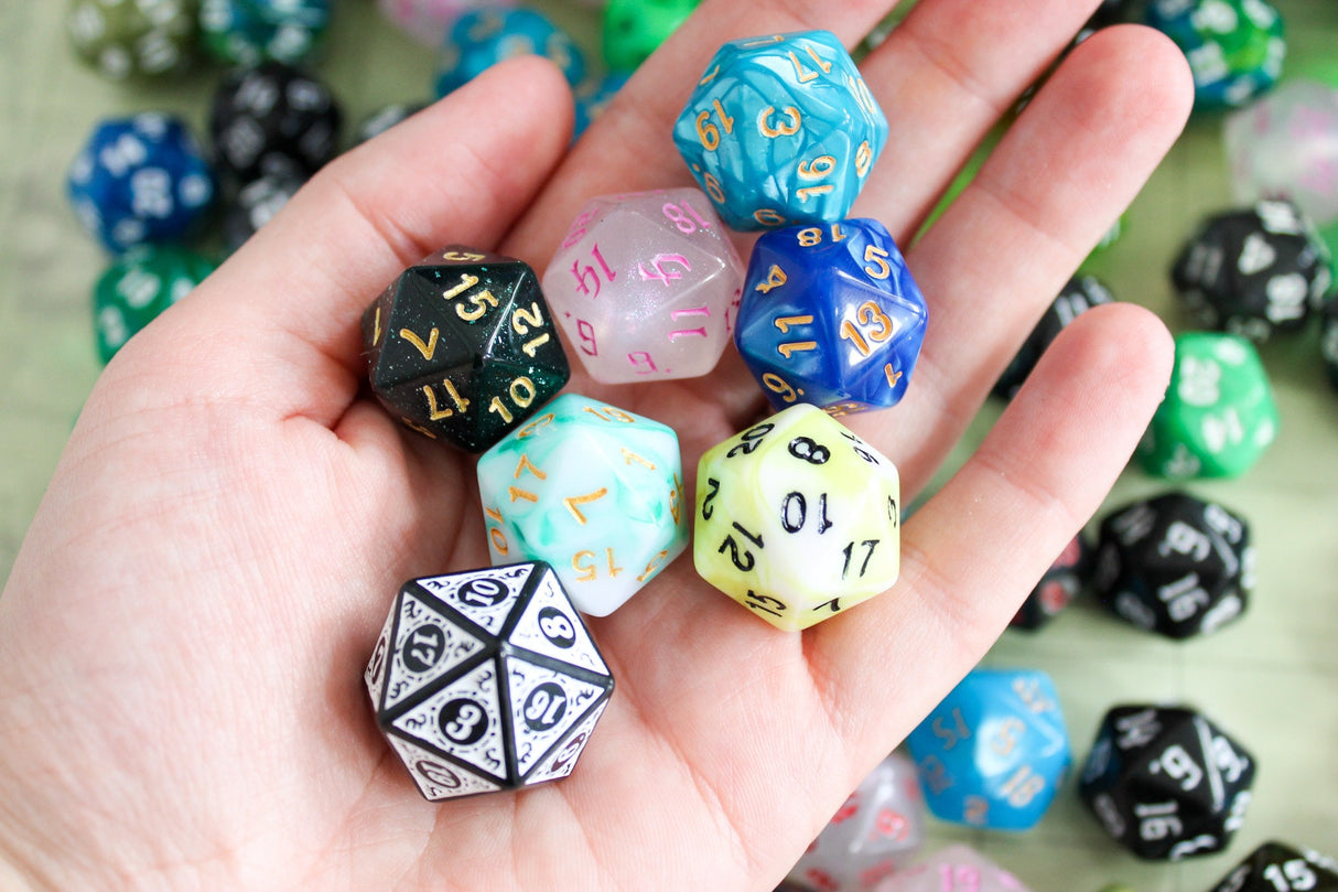 Dungeons and Dragons, Mystery D20 DnD Dice over 100 styles available, Polyhedral Dice never the same | DnD Dice