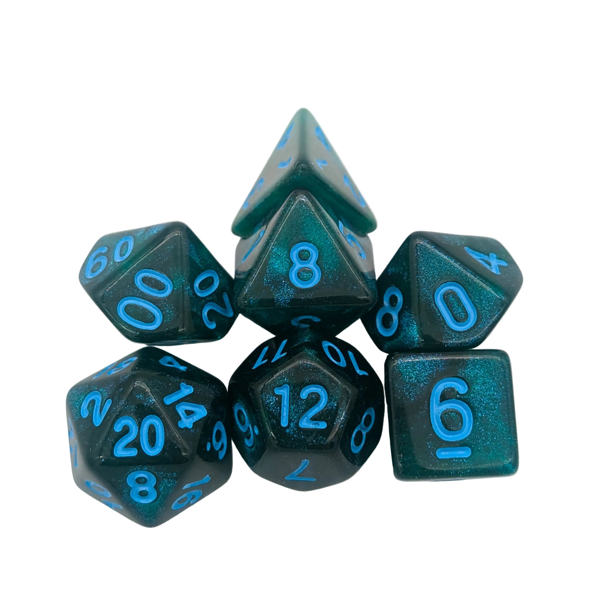 Shimmer Moss Dice Set