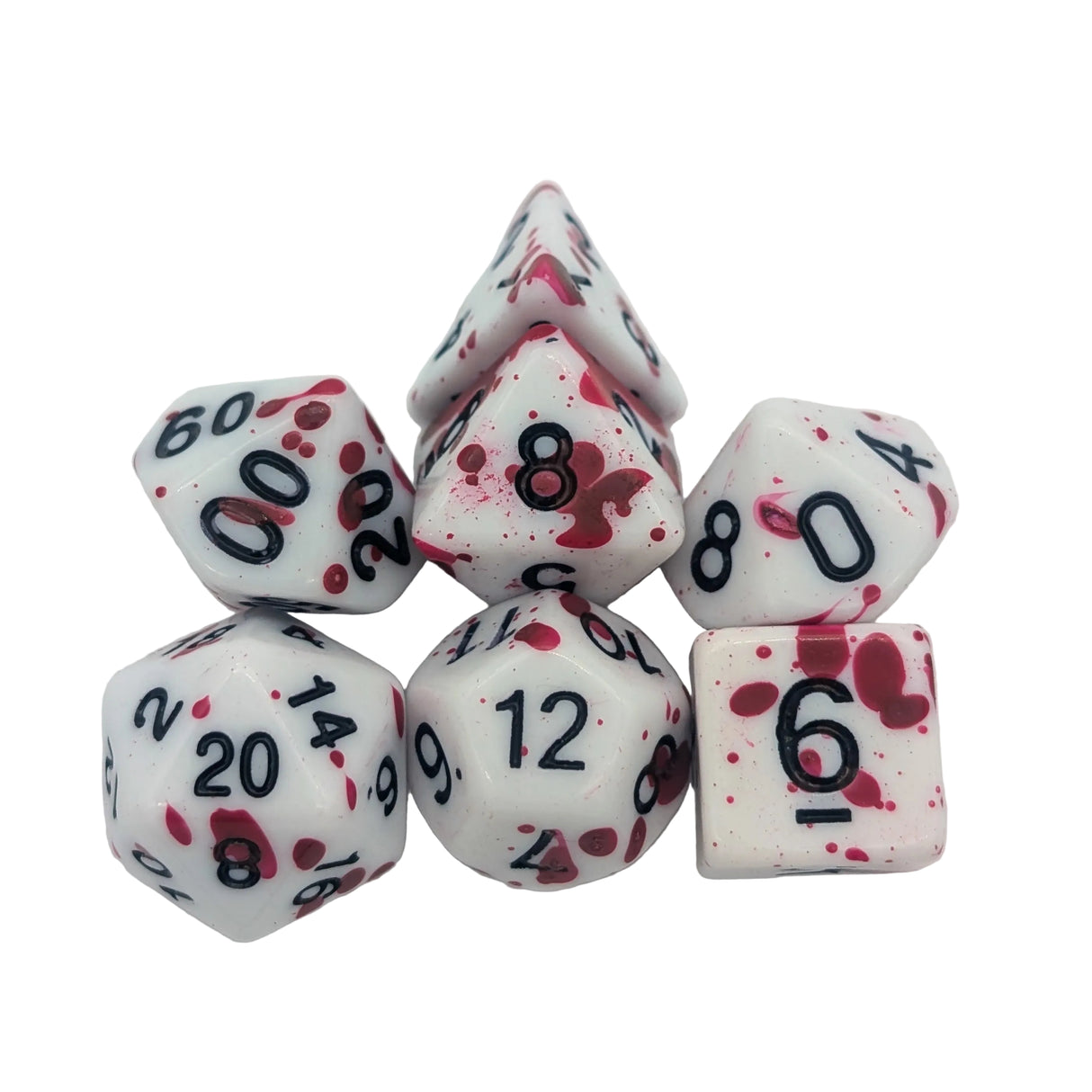 Splatter Rouge Dice Set