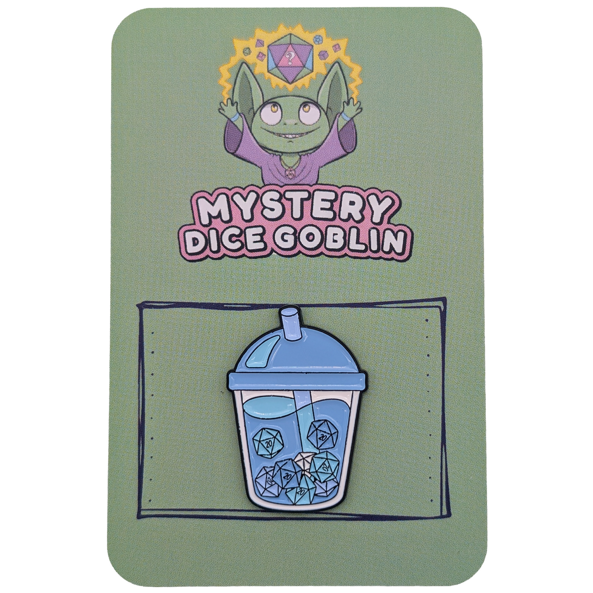 Bubble Tea D20 Pin