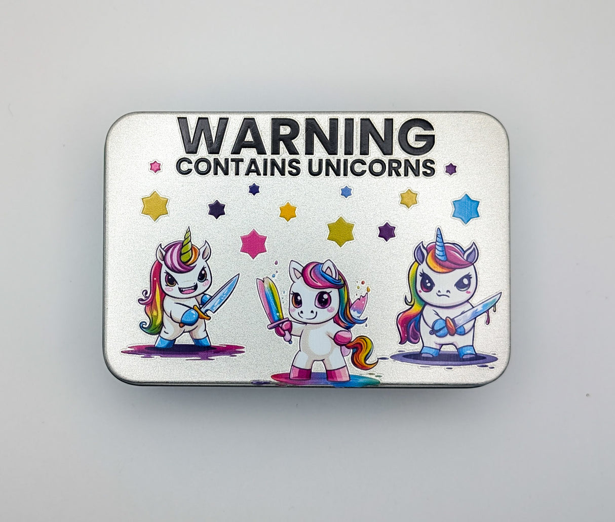 Unicorn Dice Tin