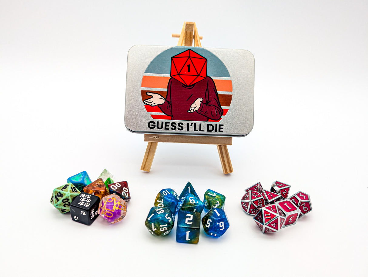 Guess I'll Die' Dice Tin