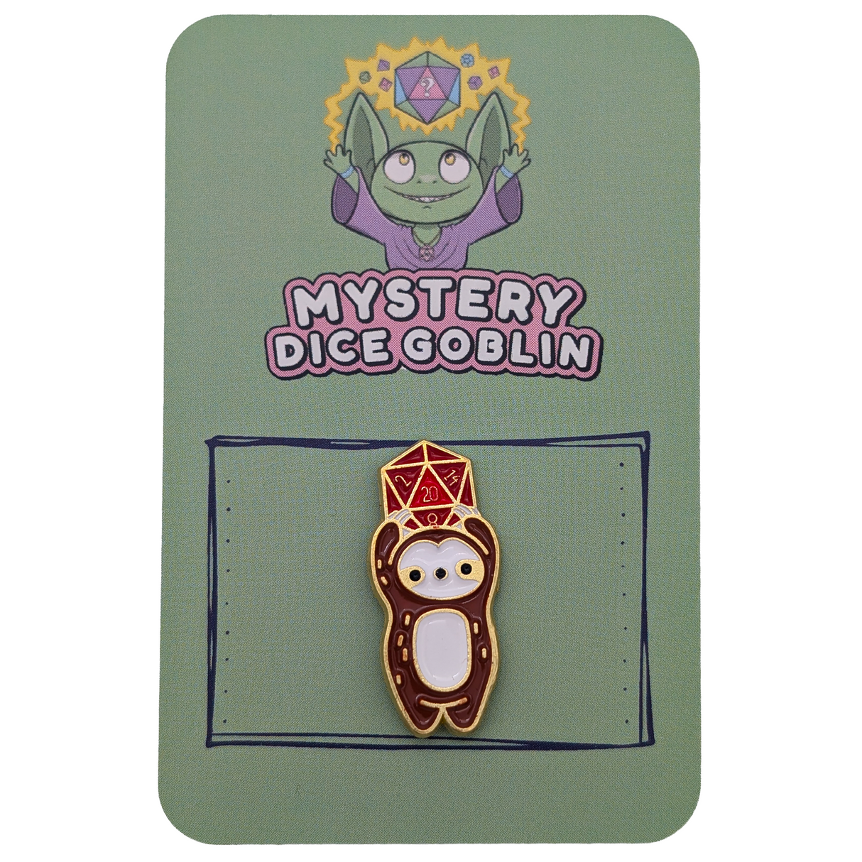 Sloth RPG Pin