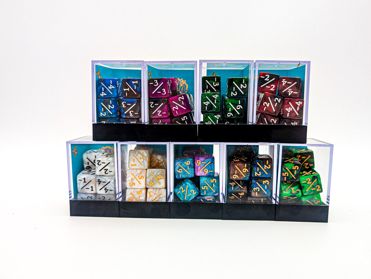 Assorted Counter Dice -/- (10 Sets)